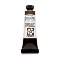 Daniel Smith Extra Fine Watercolor 15ml Paint Tube, Enviro-Friendly, Brown Iron Oxide-0
