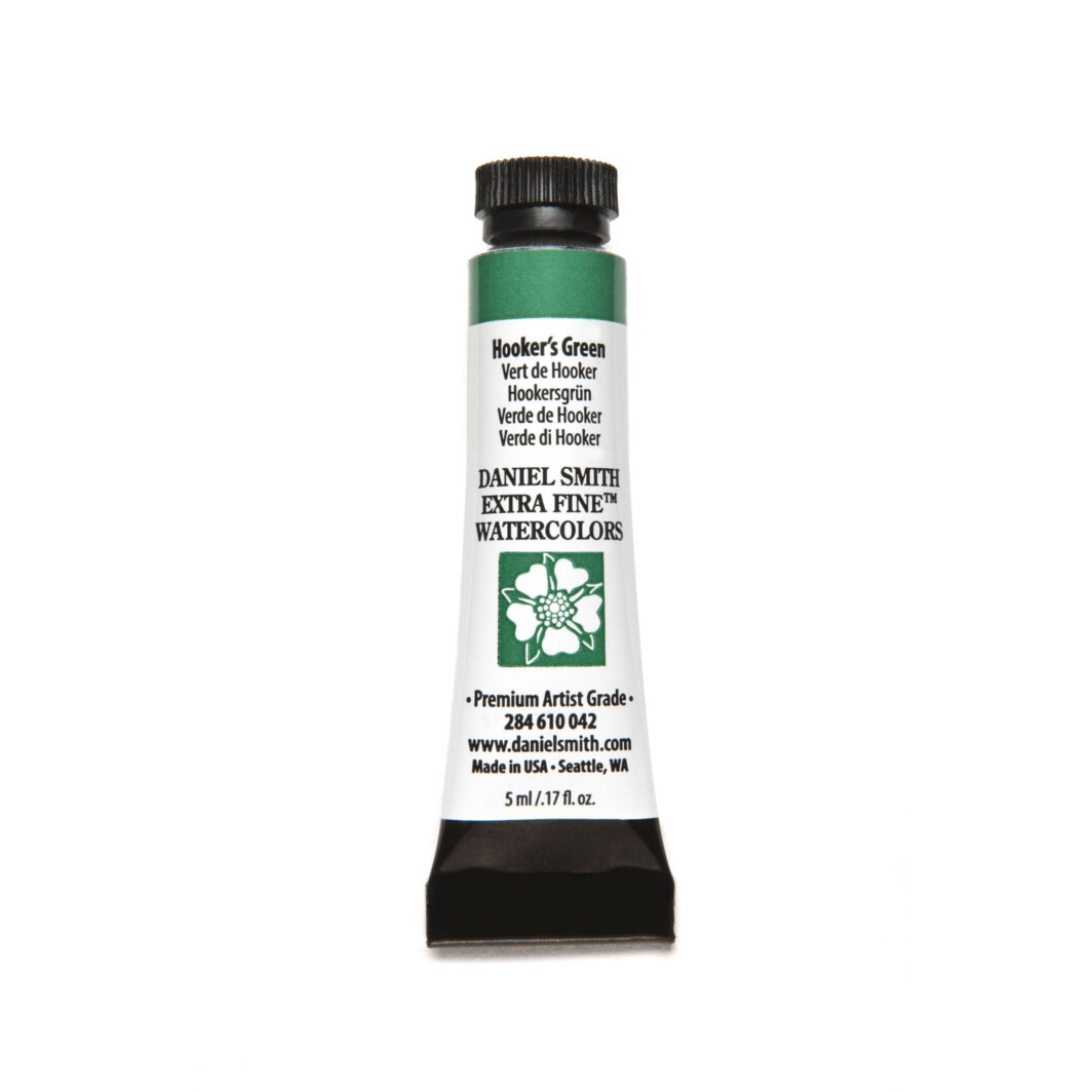 Daniel Smith 284610042 Extra Fine Watercolors Tube, 5ml, Hooker's Green-0
