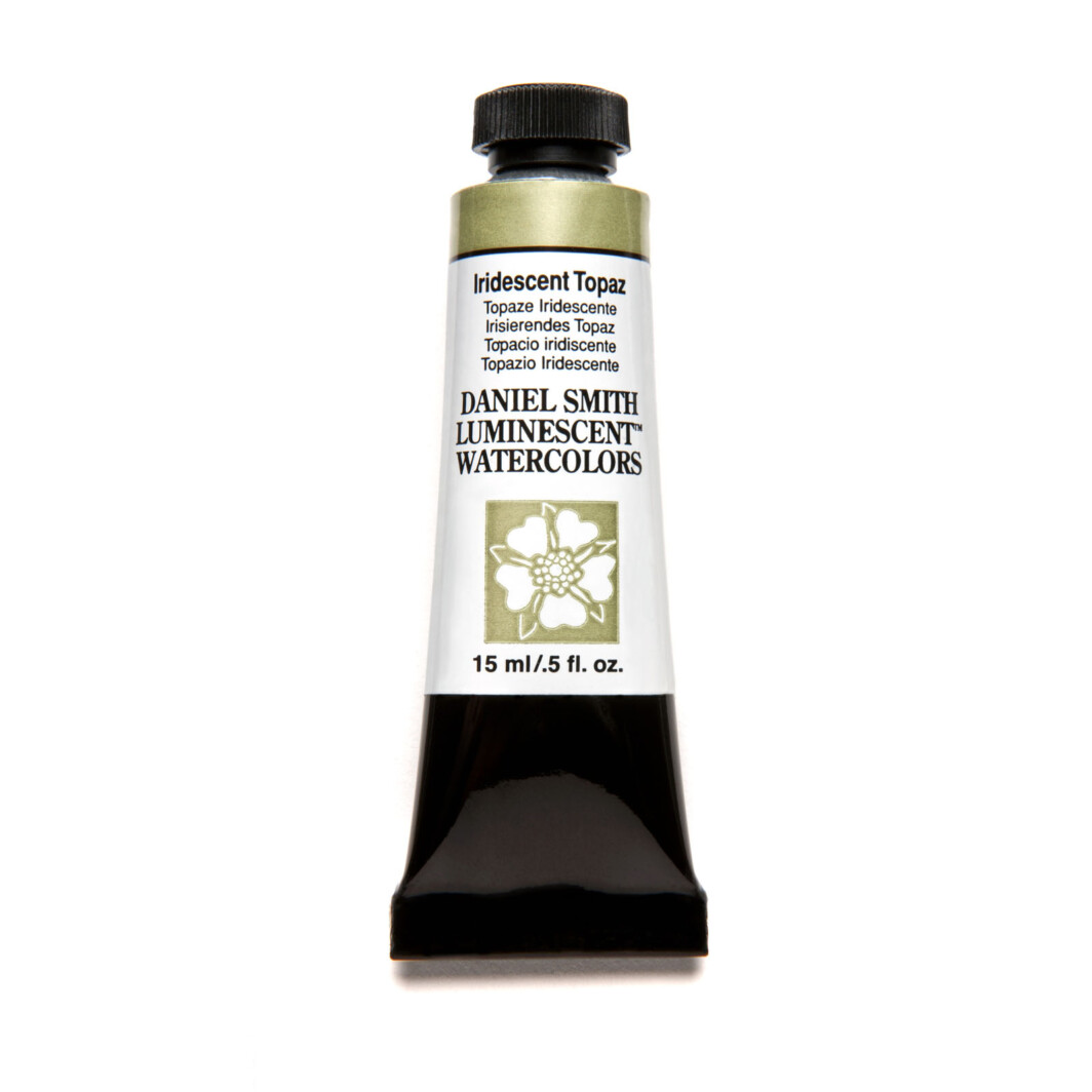 Daniel Smith Extra Fine Watercolor 15ml Paint Tube, Iridescent, Topaz-0