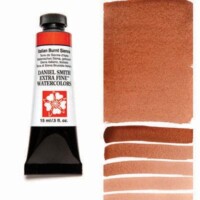 Daniel Smith Extra Fine Watercolor 15ml Paint Tube, Italian Burnt Sienna-0