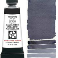 Daniel Smith Extra Fine Watercolor 15ml Paint Tube, Jane's Grey-0