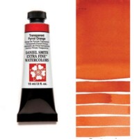 Daniel Smith Extra Fine Watercolor 15ml Paint Tube, Transparent Pyrrol Orange-0
