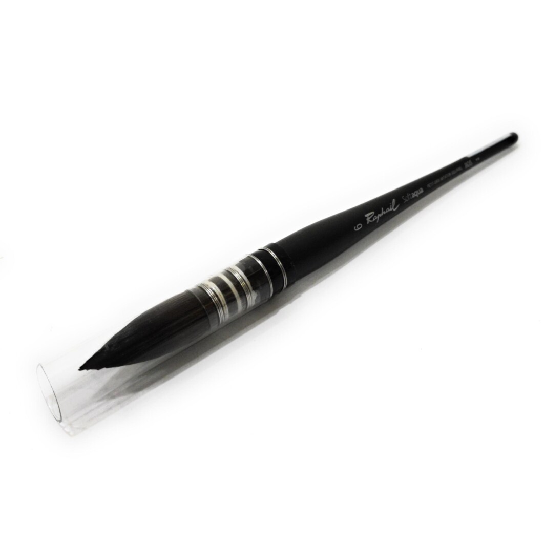 Raphaël SoftAqua Kazan Synthetic Squirrel Hair Pointed Quill Mop Brush Size 6-0