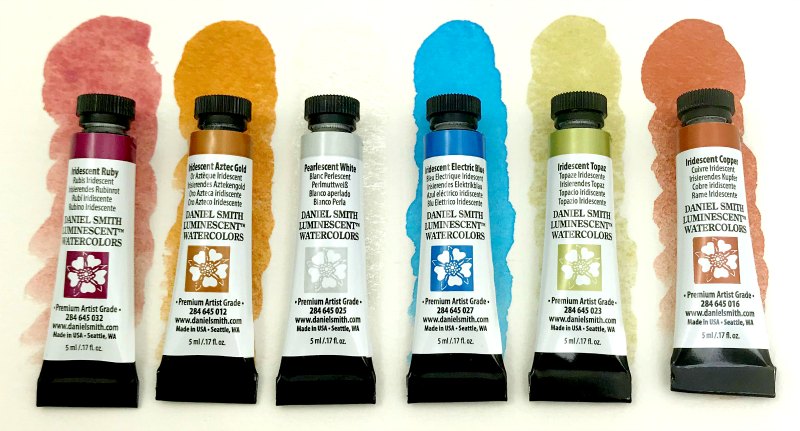 Daniel Smith Jean Haines' All That Shimmers Set of 6 Watercolor Tubes 5 ml-4509