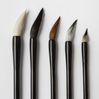 Chinese Watercolor Mop Brush Small size-4867