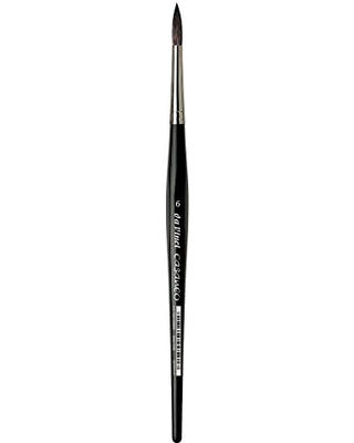 Da Vinci Watercolor Series 5598 Casaneo Paint Brush, Round New Wave Synthetics, Size 6-0