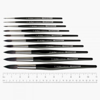 Da Vinci Watercolor Series 5598 Casaneo Paint Brush, Round New Wave Synthetics individual brushes-0