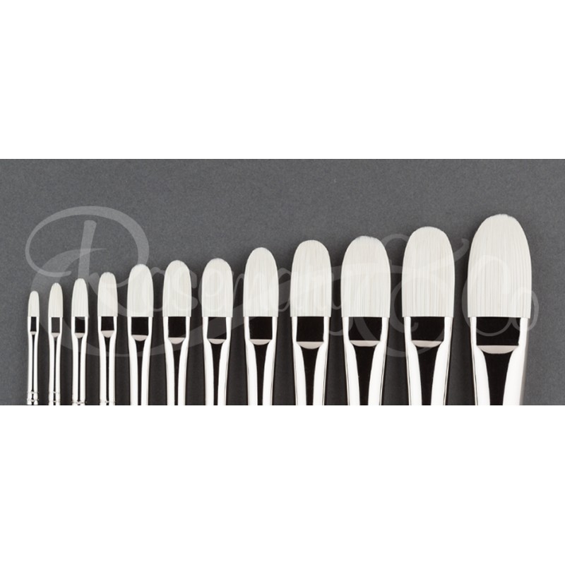 Rosemary Long Handle Ivory Filbert Size 2-0