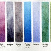 DANIEL SMITH 12 Colors of Inspiration Hand Poured Watercolor Half Pan Set in a Metal Box-5481