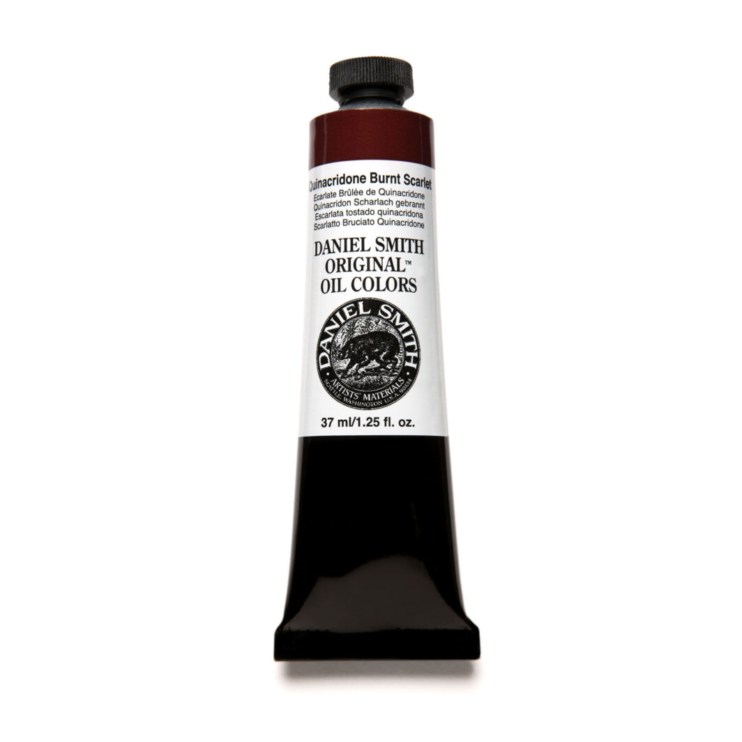 Daniel Smith Original Oil Color 37ml Paint Tube Quinacridone Burnt Scarlet-0