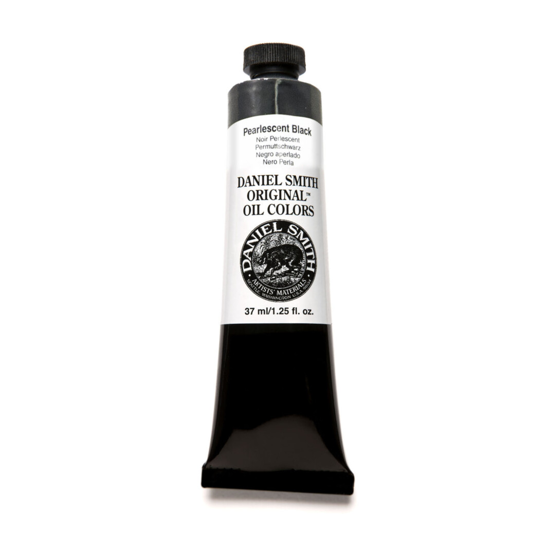 Daniel Smith Original Oil Color 37ml Paint Tube Pearlescent Black-0