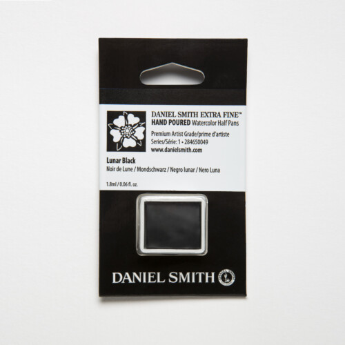 DANIEL SMITH Extra Fine Watercolor Lunar Black Half Pan-0