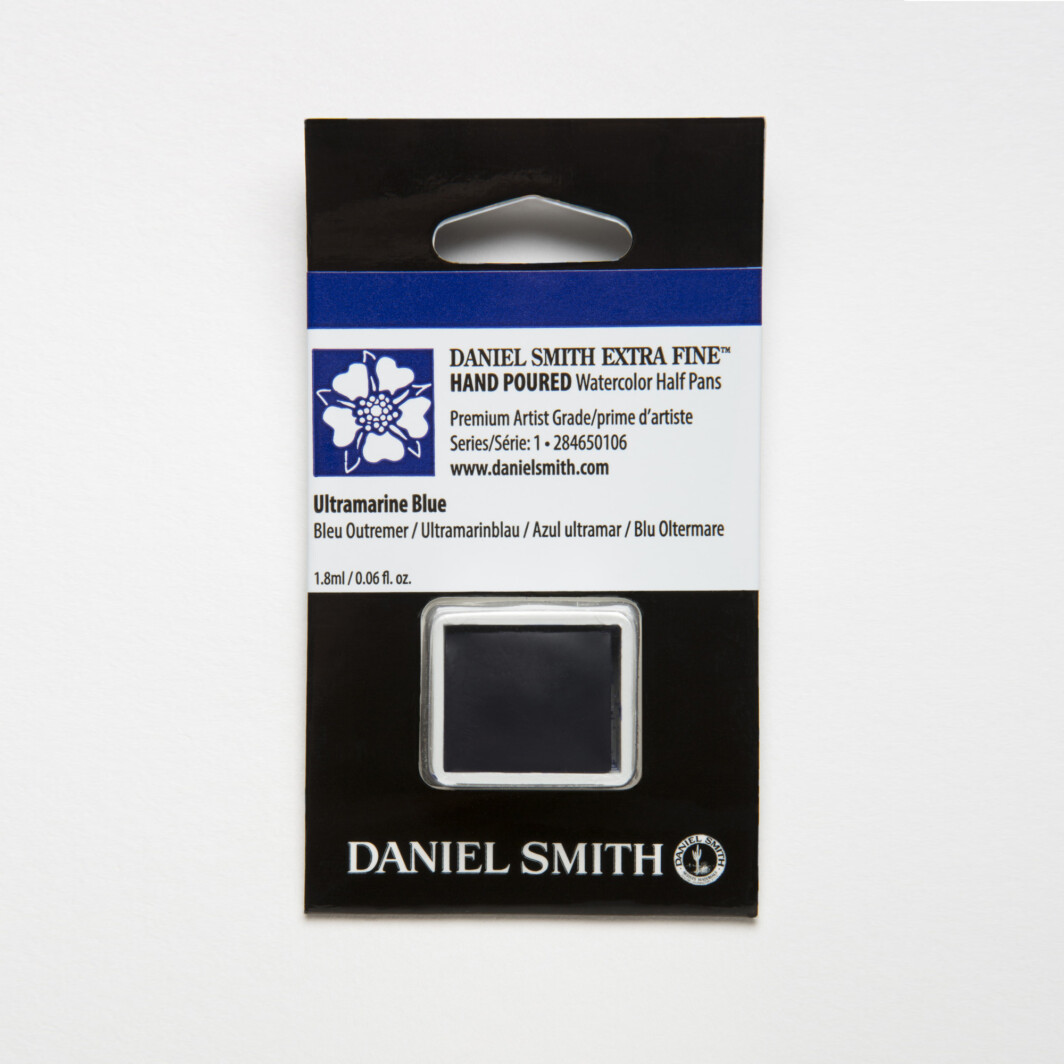 DANIEL SMITH Extra Fine Watercolor Ultramarine Blue Half Pan-0