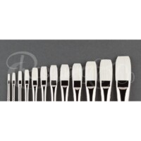 Rosemary Ivory Long Flat (Short Handle) Individual Brushes-0