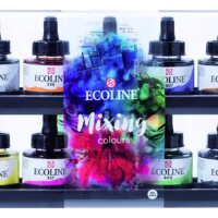 Royal Talens Ecoline Liquid Watercolor Ink 30ml Set of 10 Colors-0