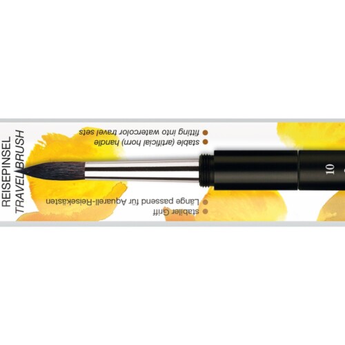 DA VINCI CASANEO SYNTHETIC WATERCOLOUR TRAVEL BRUSH SERIES 1593TP SIZE 10-0