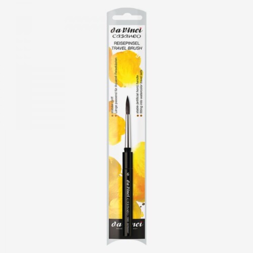 DA VINCI CASANEO SYNTHETIC WATERCOLOUR TRAVEL BRUSH SERIES 1593TP SIZE 6-0