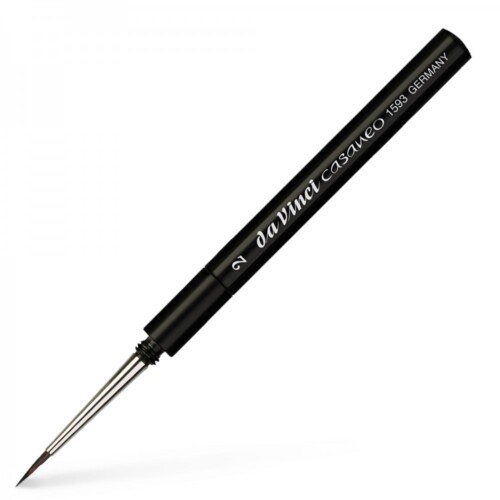 DA VINCI CASANEO SYNTHETIC WATERCOLOUR TRAVEL BRUSH SERIES 1593TP SIZE 2-0