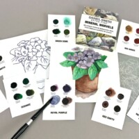 DANIEL SMITH Mineral Marvels Dot Card Set-7011