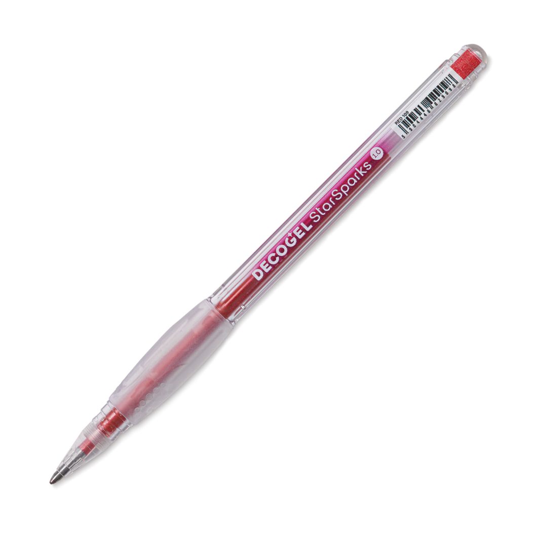 Karin Deco Gel Pen 1.0 Star Sparks Pen Red