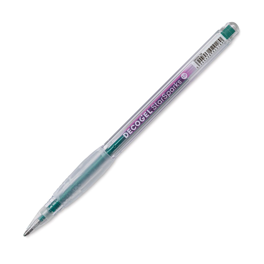 Karin Deco Gel Pen 1.0 Star Sparks Green