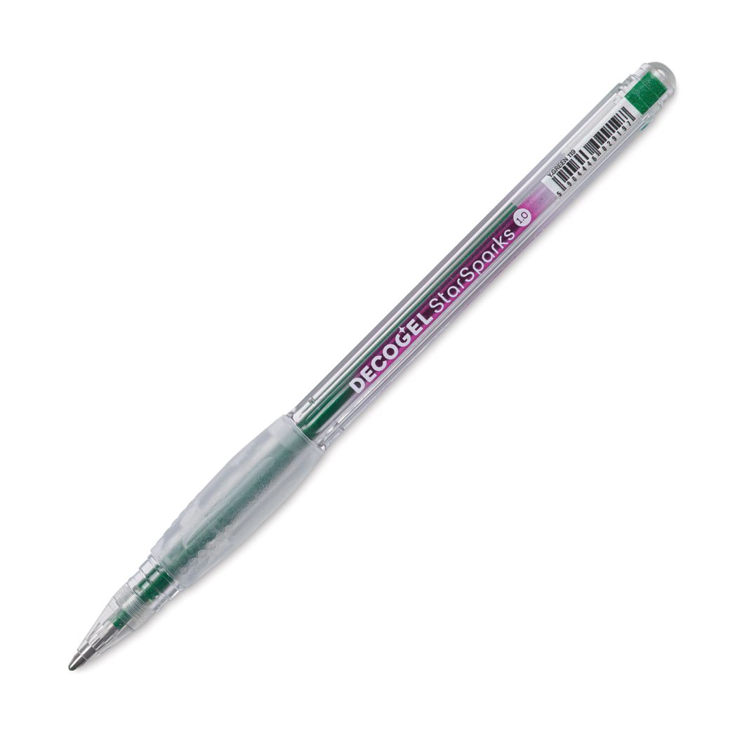 Karin Deco Gel Pen 1.0 Star Sparks Y. Green