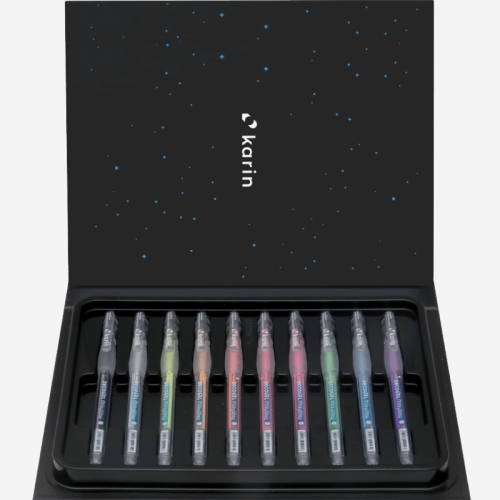 KARIN DECO GEL PEN 1.0 Milky Way 10 colors set